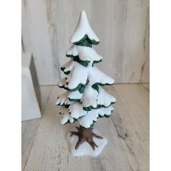 Dept 56 52813 Village porcelain pine large snow accessory xmas - Picture 5 of 8